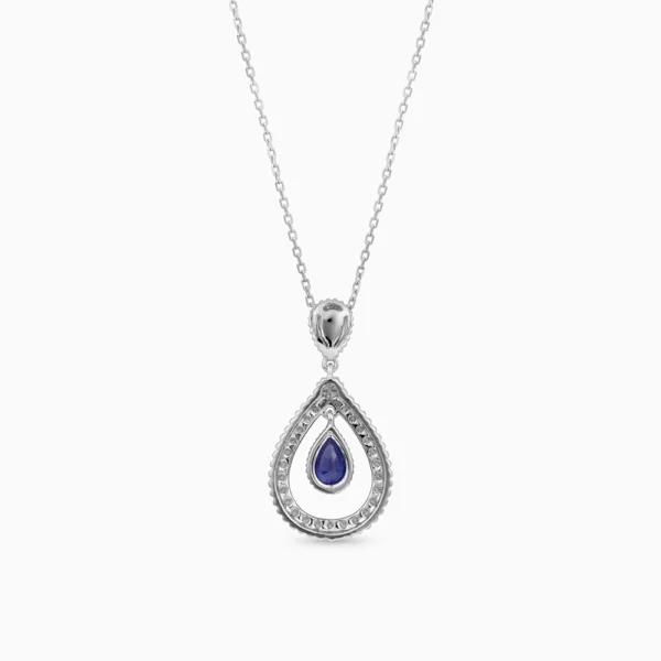 Sapphire Diamond Necklace
