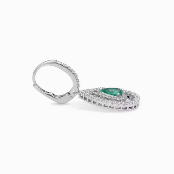Emerald Diamond Earring
