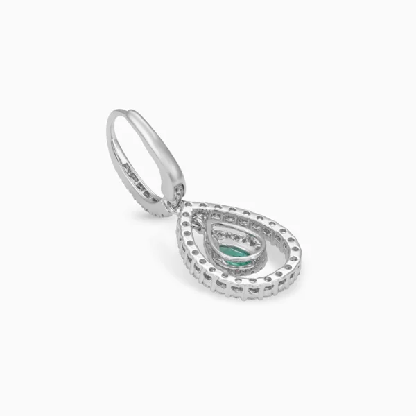 Emerald Diamond Earring