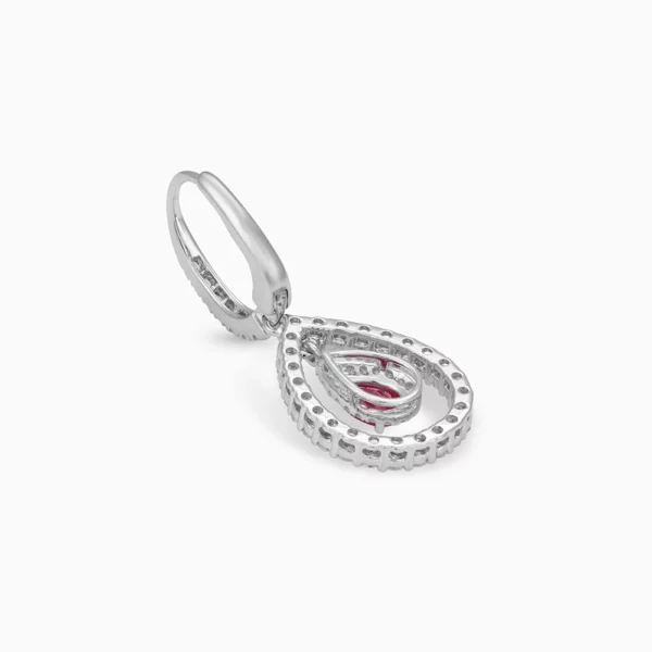 Ruby Diamond Earring