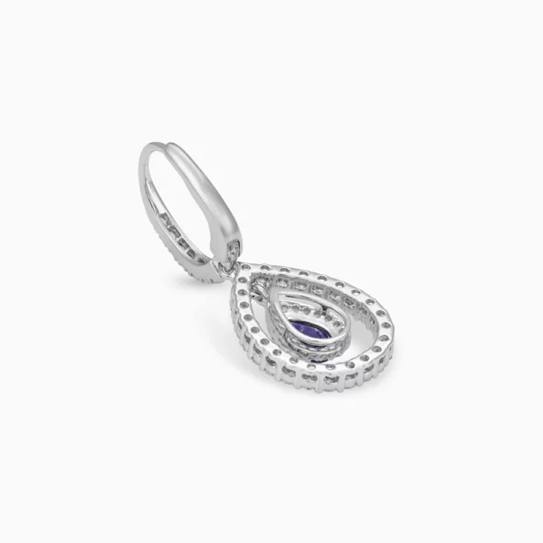 Sapphire Diamond Earring