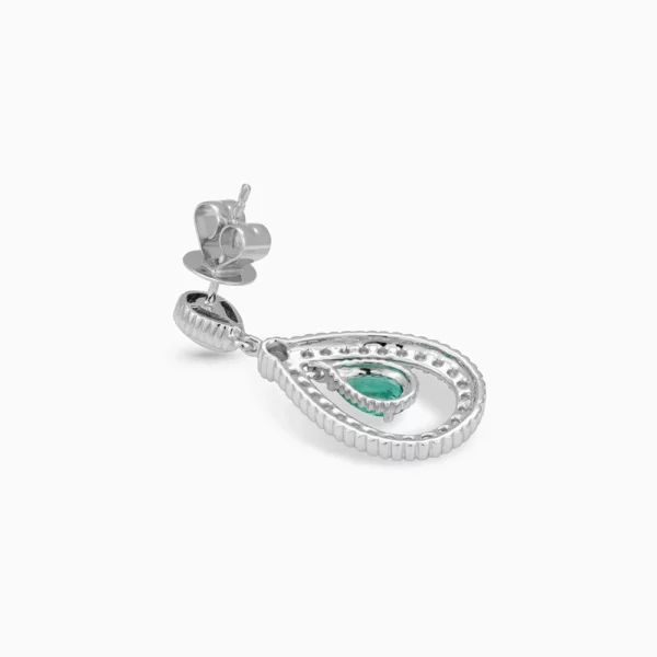 Emerald Diamond Earring