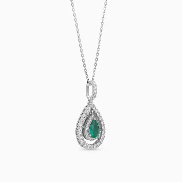 Emerald Diamond Necklace