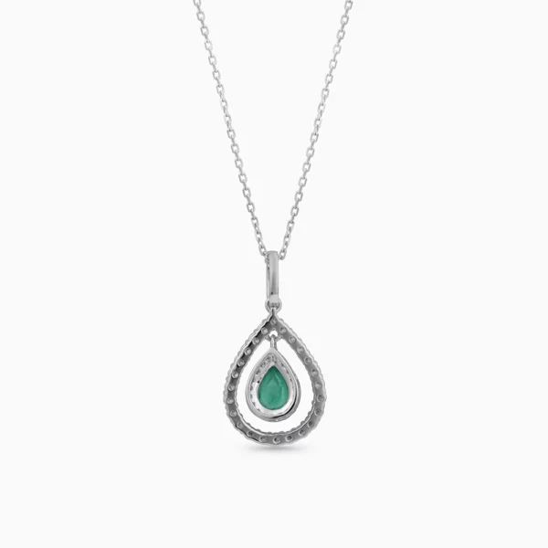 Emerald Diamond Necklace