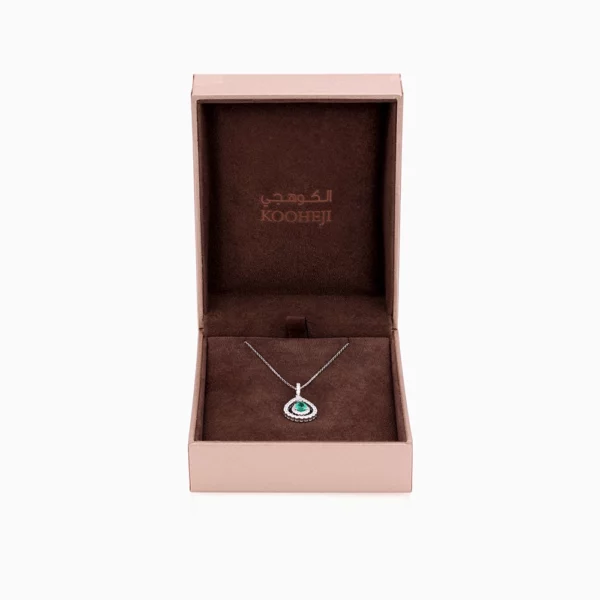 Emerald Diamond Necklace