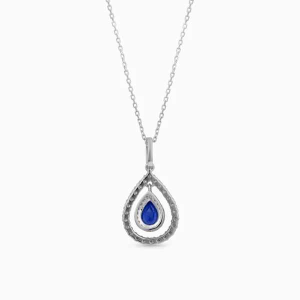 Sapphire Diamond Necklace