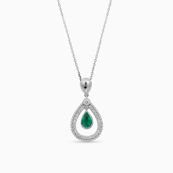Emerald Diamond Necklace
