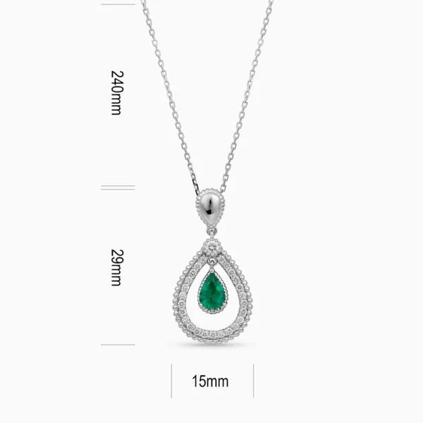 Emerald Diamond Necklace
