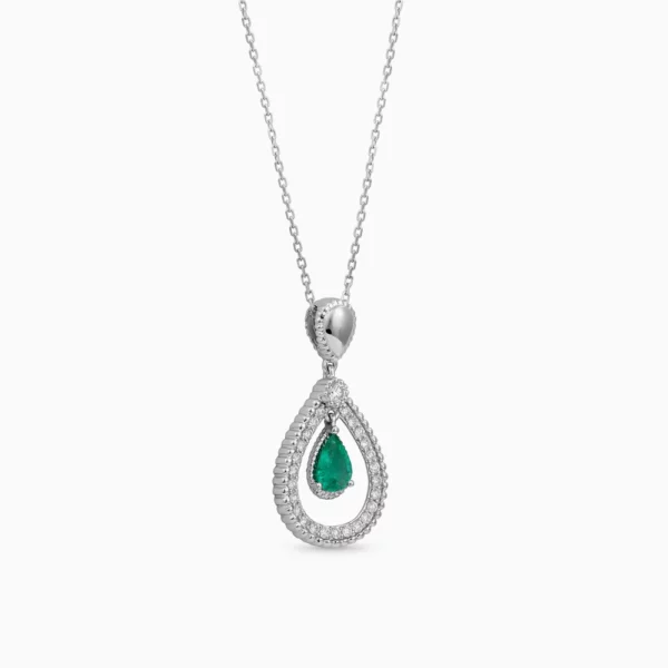 Emerald Diamond Necklace